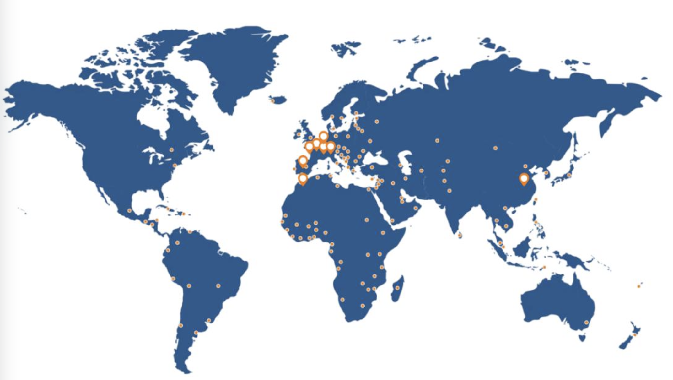 Implantations mondiales HASLER Group